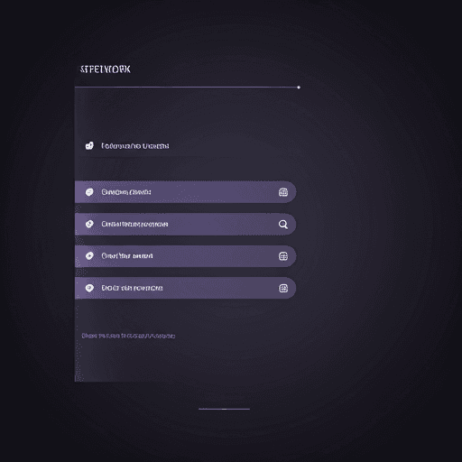 Clean digital interface showing a step-by-step progress wizard